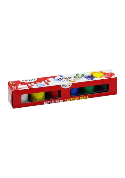 Fatih Akrilik Boya 25ml 6'lı Ü