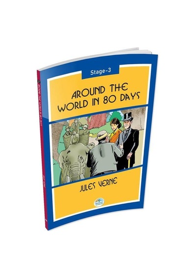 Around The World In 80 Days Stage 3 - Jules Verne - Mavi Çatı Yayınları