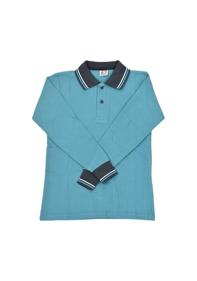 Kolej Polo Yaka Sweat Yeşil Füme Bgl-St03879 001 Yeşil