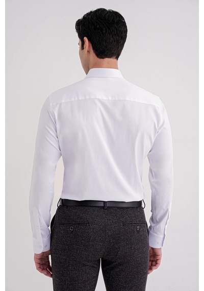 Gk 752 Gömlek Slim Beyaz Beyaz