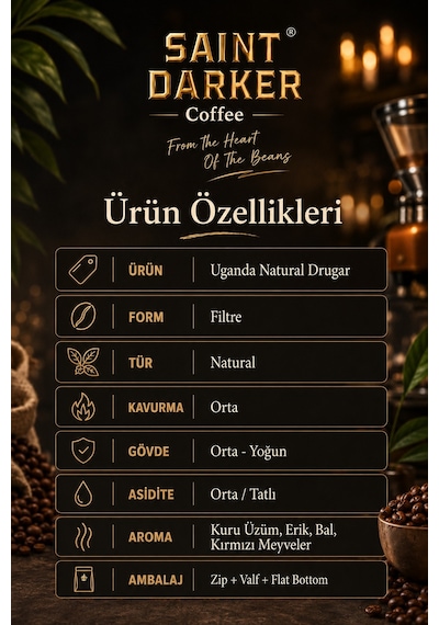 Saint Darker Drugar %100 Arabica Filtre Kahve 500 G