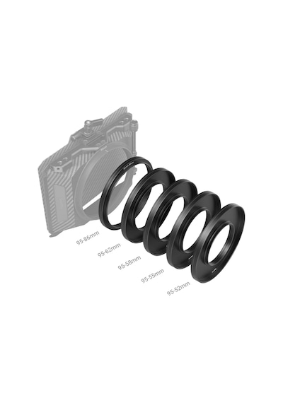 Smallrig 3383 Adaptör Halkaları Kiti 52/55/58/62/86-95mm