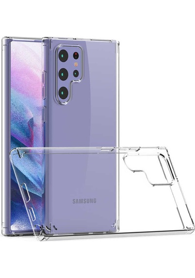 Zore Galaxy Uyumlu S22 Ultra Kılıf Msra Coss Kapak - Renksiz Renksiz