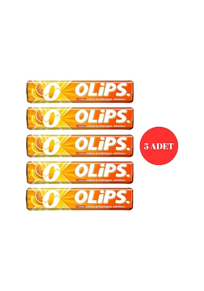Olips Limon Portakal Aromalı Bonbon Şekerleme 28 G 5 Adet