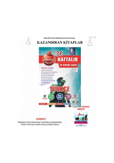 Nartest 8. Sınıf Haftalık Türkçe Denemeleri