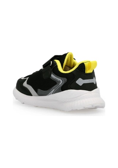 Slazenger KAORU IN Çocuk Cırt Cırtlı Siyah / Beyaz Sneaker