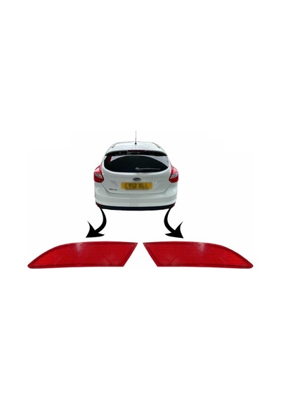 Ford Focus Arka Reflektör Kedi Gözü Sağ-sol Takım 2012-2017