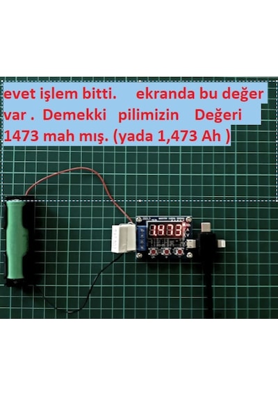 Zb2L3 18650 Lityum Pil Kapasite Ölçer Test Cihazı Deşarj