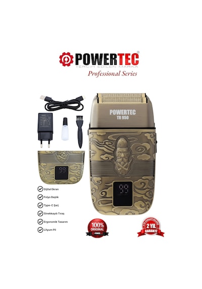 Powertec TR-950 Günlük Sakal Tıraş Makinesi