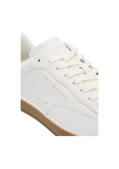 Tommy Hilfiger Th Lo Lux Lth Erkek Beyaz Sneakers - Fm0fm05815
