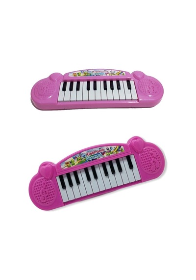 Sesli Ilk Elektronik Piyanom Çocuk Müzik Oyuncak Pembe