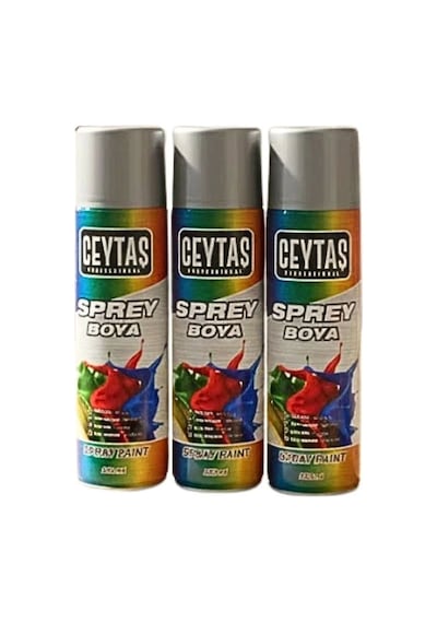 Gri Sprey Boya 200 Ml Diğer