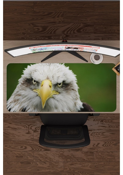 Kartal Kaymaz Dikişli Kauçuk Oyuncu Mousepad V1 - 90x40 Xxl Gaming Mouse Pad Fare Altlığı