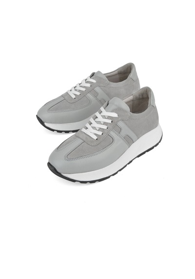 Ziya, Kadın Hakiki Deri Sneaker 1511050z2050 Gri 1511050z2050 011 Gri