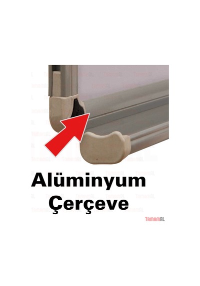 90X120 (Kaliteli) Akyazı Duvara Monte Laminat Beyaz Yazı Tahtası