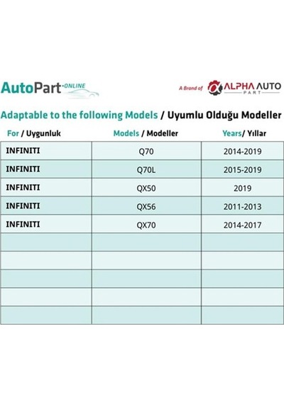 Nissan, İnfiniti, Subaru İçin Tampon Klipsi Tampon Bakaliti