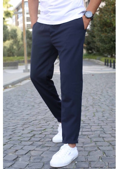 Madmext Lacivert Basic Jogger Pantolon 5486-lacivert Lacivert