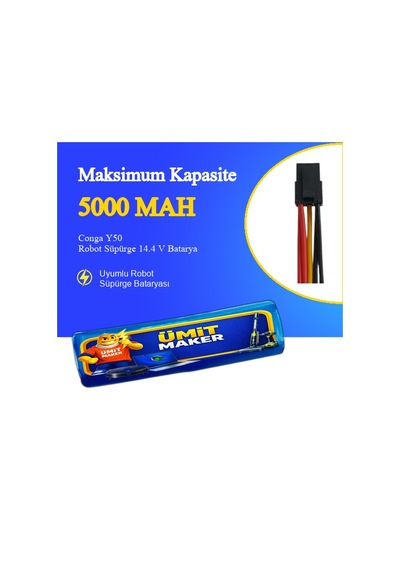 Conga Y50 Robot Süpürge 5000 Mah Batarya