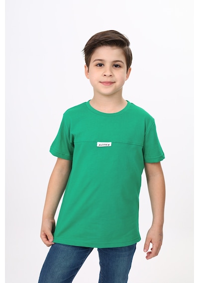 Toontoy Kids Toontoy Erkek Çocuk Actıve Armalıtişört Koyu Yeşil
