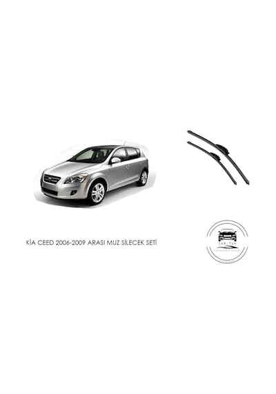Kia Ceed Ön Cam Muz Silecek Seti 1.6 Motor Araca Özel Aparat 2006-2009 Arası