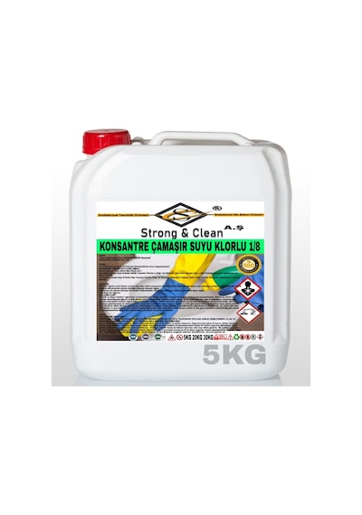 Strong&Clean Çamaşır Suyu Konsantre 1/8 5 KG