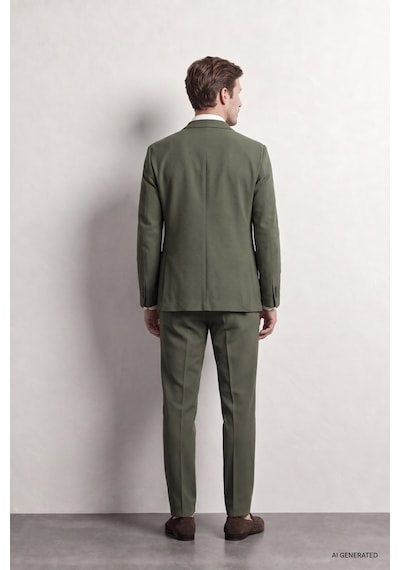 D'S Damat Ds Damat Comfort Haki Gofre Desenli Takim Elbise 6hc05ort00601 H01