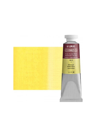 Lukas 1862 37 ML Yağlı Boya Seri:1 No:0012 Brilliant Sarı-Koyu