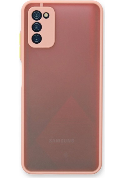 Cosmotex Newface Samsung Galaxy Uyumlu  A03s Kılıf Montreal Silikon Kapak - Pembe