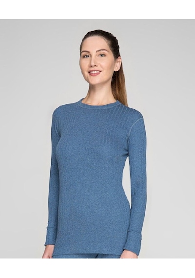 Thermoform Soft Unisex Uzun Kol Termal İçlik Fanila Lacivert Renkli