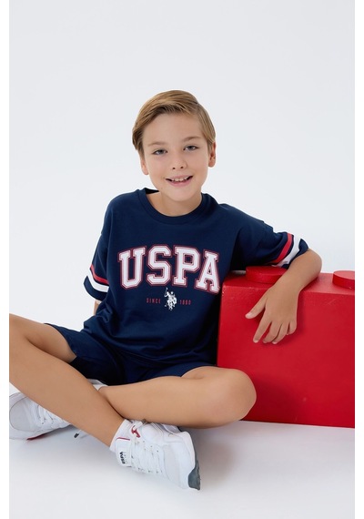 U.s. Polo Assn. Erkek Çocuk Lacivert Bermuda Takım Us2433-c-v1 Lacivert