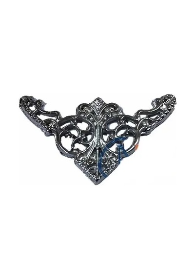 Ers Dekoratif Köşe Süsü, Köşelik - Küçük, 19x34mm, Nikel, 100 Adet