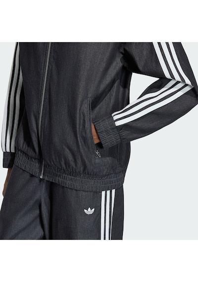 Adidas Kw8758 Denım Fb Tt Kadın Eşofman Üstü Siyah
