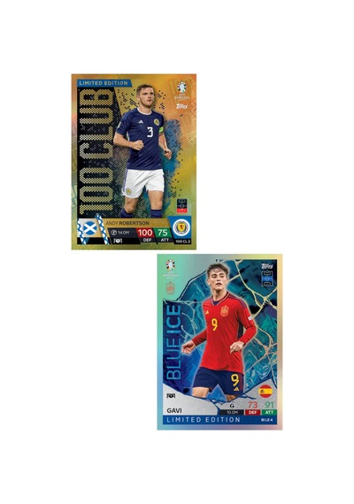 Almanya Euro 2024 Avrupa Şampiyonası Match Attax - 2 Adet Resmi Futbolcu Kart Paketi 16 Adet Kart