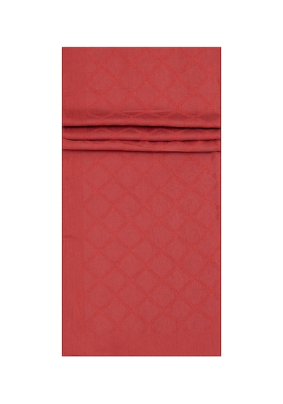 Pierre Cardin Monogram Şal Kırmızı Kırmızı