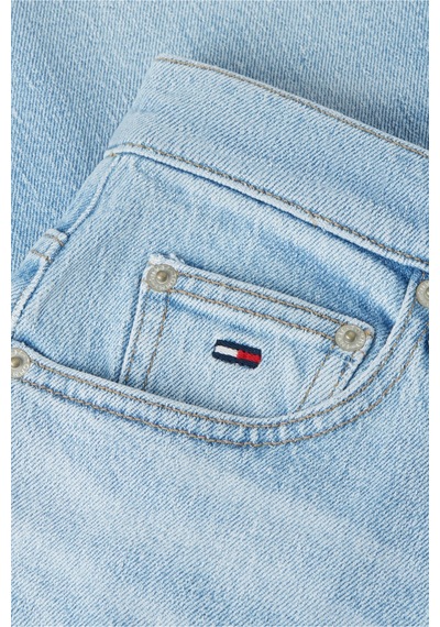 Tommy Hilfiger Layla Yüksek Bel Düz Kesim Kadın Jean Bj0111-16253 Açık Mavi
