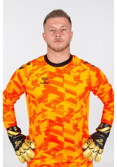 Hummel Line Kaleci Tek Üst Forma Neon Turuncu