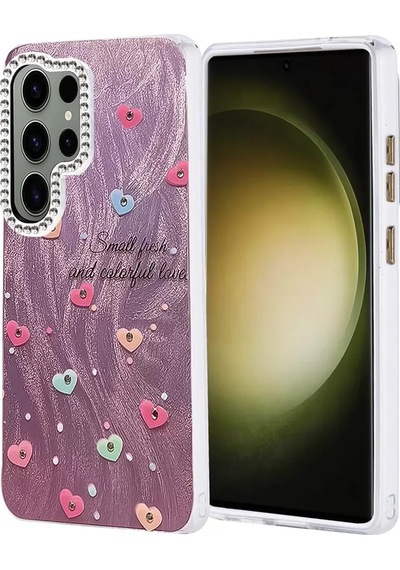 Newface Samsung Galaxy S25 Ultra Kılıf Blade Aynalı Desenli Kapak - Desen 8