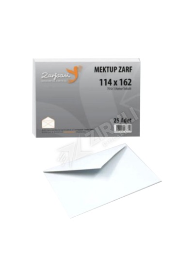 4 Adet Mektup Zarfı 70 Gr 25li