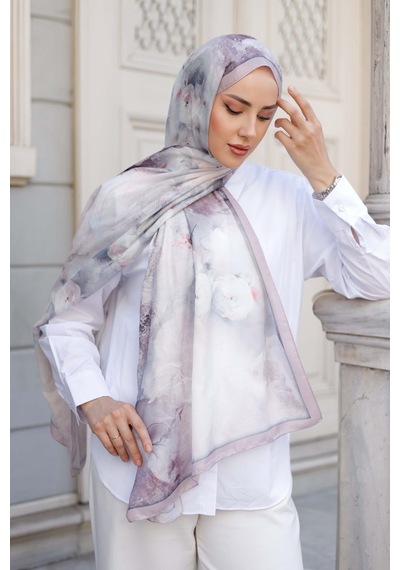 Mimiyum Simple Roses Soft Şal Pudra
