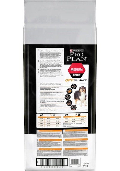 Purina Pro Plan Medium Adult Tavuklu Yetişkin Köpek Maması 14 KG + 2500 G