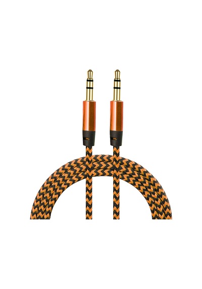 Diwu Aux Stereo 3.5Mm Data Ses Örgü Kablo Bakır