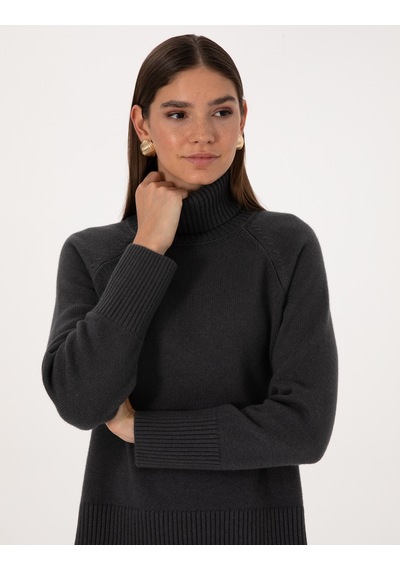 Pierre Cardin Kadın Antrasit Kazak /triko 50316667-vr006 Antrasit