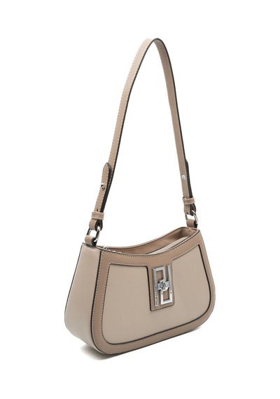 Silver Polo Sp1132 Kadın Çapraz Çanta Düz Koyu Bej-latte