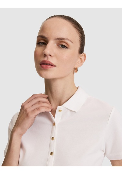 Pierre Cardin Kadın Beyaz Tişört Basic 50325456-vr013