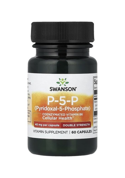 Swanson Vitamins, P-5-p, 40 Mg, 60 Capsules