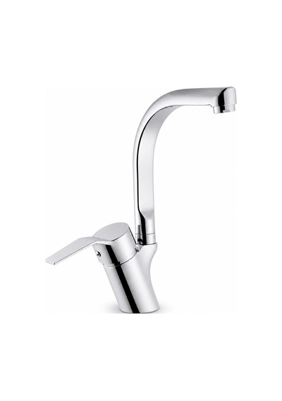 Spektra Kuğu Lavabo Bataryası - Krom Kaplama Pirinç Gövde, Şık Ve Modern Evye Musluğu