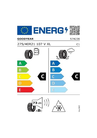 Goodyear 275/40R21 107V Ug Perf + Xl Fp Oto Kış Lastiği  2022