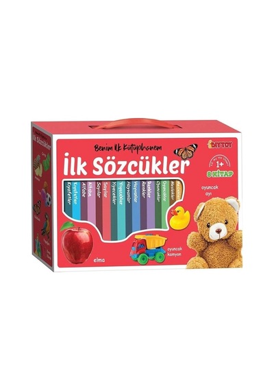2090 Dıytoy, İlk Kütüphanem-ilk Sözcükler 8'li Mini Kitap Seti Çok Renkli