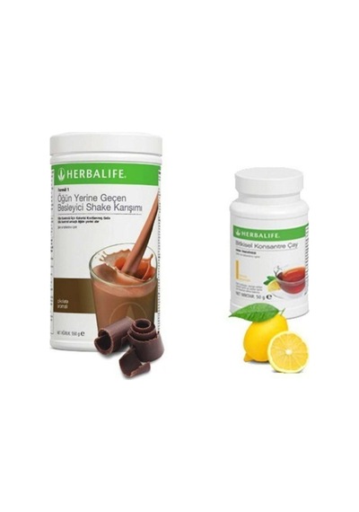 Herbalife Çikolata Shake 550 Gr - Limon Çay 50 Gr