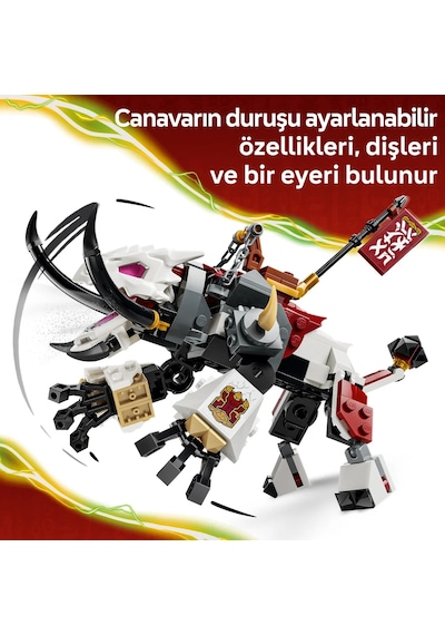 LEGO® NINJAGO® Zilvar ve Ejderha Canavar Grimtak 71863 - 7 Yaş ve Üzeri için 3 Minifigür İçeren Oyuncak Yapım Seti (232 Parça)